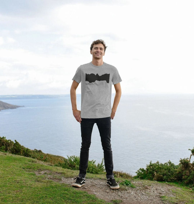 South Downs Way 'elevation profile' Men's T-Shirt