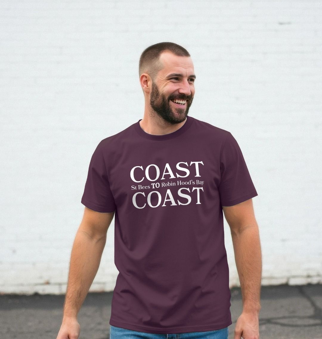 Coast to Coast - St Bees to Robin Hood's Bay - men's t-shirt