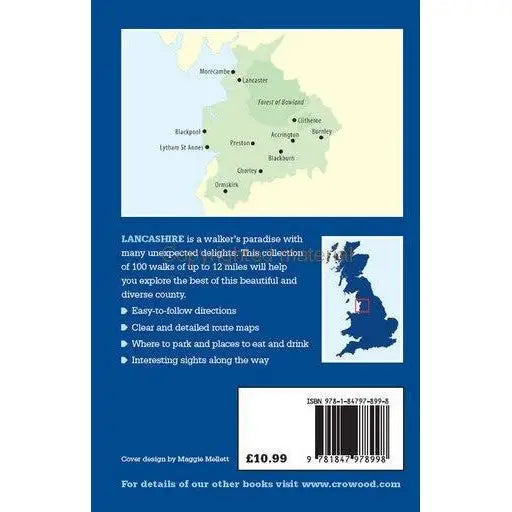 100 Walks in Lancashire-The Trails Shop