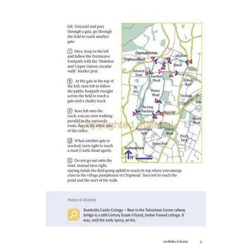 100 Walks in Surrey-The Trails Shop