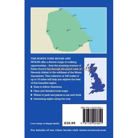 100 Walks in Yorkshire: North York Moors and Wolds-The Trails Shop