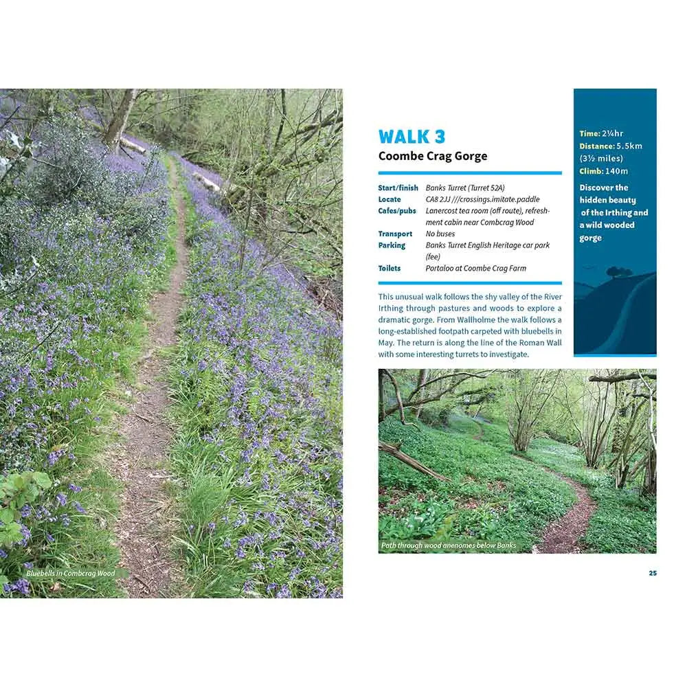 15 Short Walks Hadrian's Wall book Coombe Crag Gorge walk