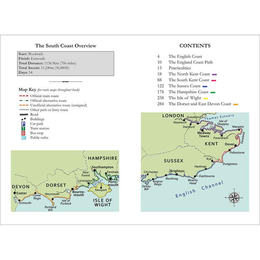 The England Coast Path Book 1 The South Coast Goddard South Coast Overview