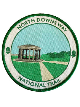 North Downs Way circular woven sew-on badge