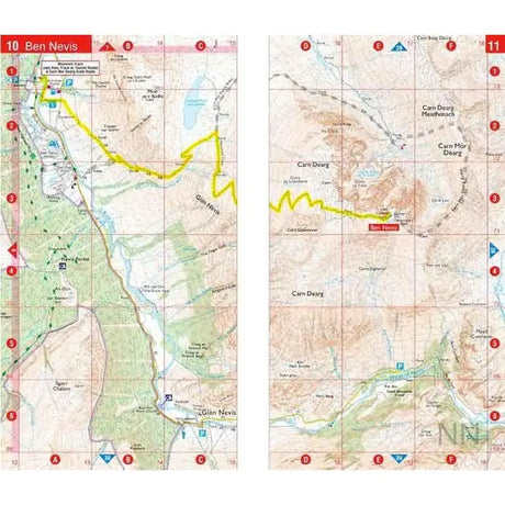 A-Z Adventure Atlas National Three Peaks-The Trails Shop