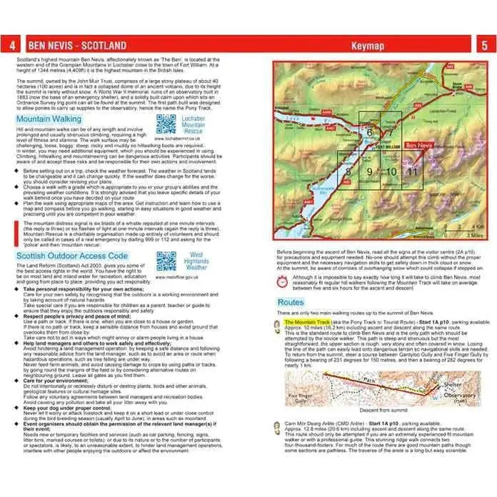 A-Z Adventure Atlas National Three Peaks-The Trails Shop