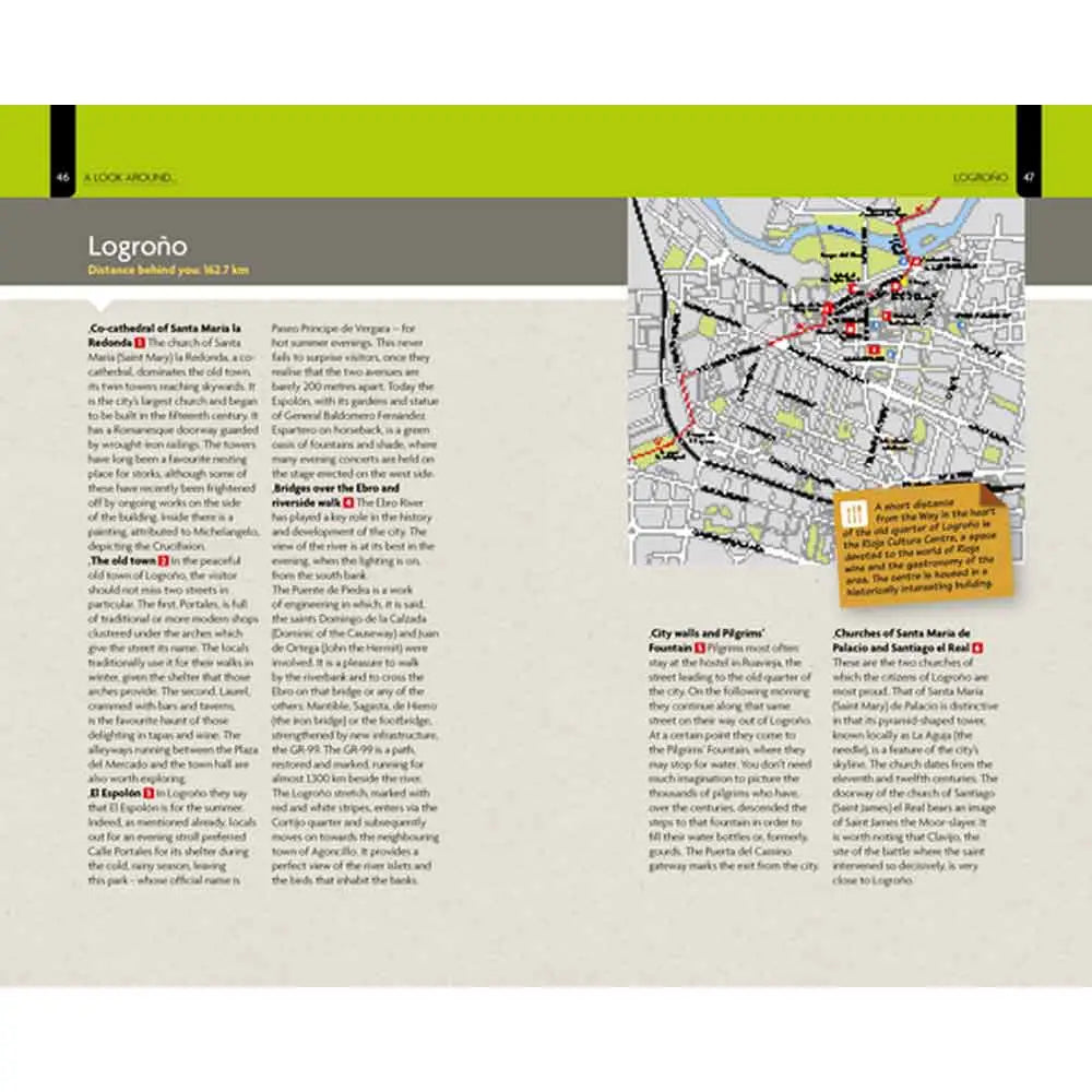 Camino de Santiago pilgrimage route guidebook Logrono