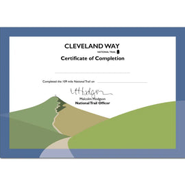 Cleveland Way Completion Certificate