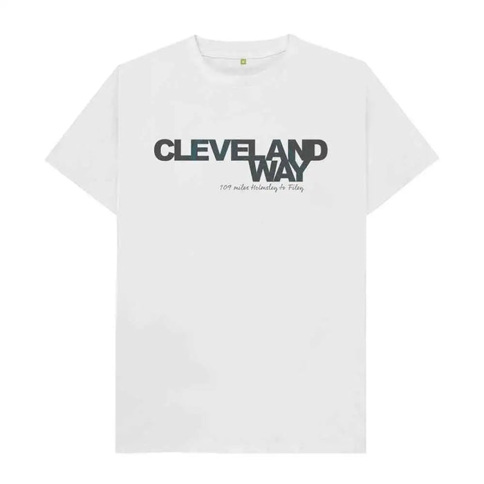 Cleveland Way Contours T-shirt from The Trails Shop Men's White
