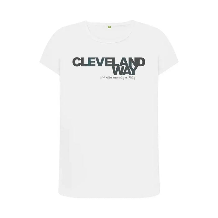 Cleveland Way Contours T-shirt from The Trails Shop Women's White