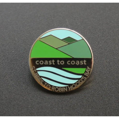 Coast to Coast Walk enamel badge-The Trails Shop