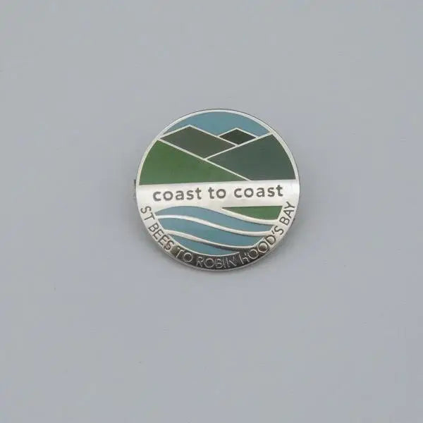 Coast to Coast Walk enamel badge-The Trails Shop