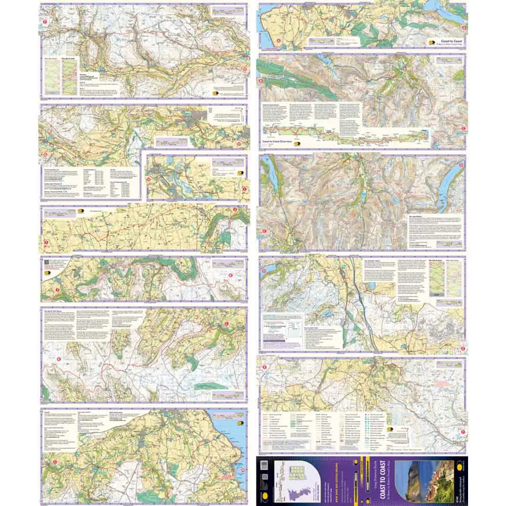 Coast to Coast Harvey map inside - The Trails Shop