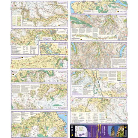 Coast to Coast Harvey map inside - The Trails Shop