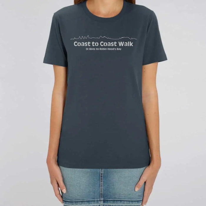 Coast to Coast Walk T-Shirt Dark Grey from The Trails Shop