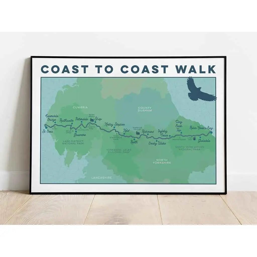 Coast to Coast Walk Art Print