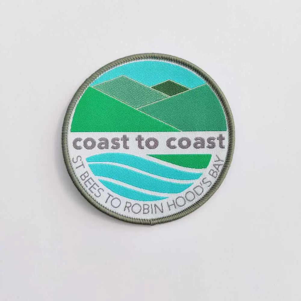 Coast to Coast Walk woven sew-on badge