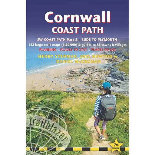 Cornwall Coast Path guidebook Trailblazer The Trails Shop cover