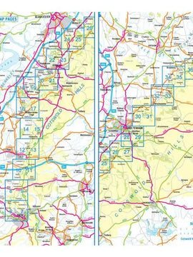Cotswold Way A-Z Adventure Atlas - 2025 edition