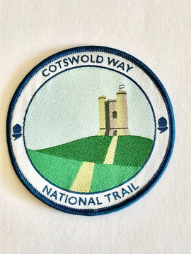Cotswold Way woven sew-on badge