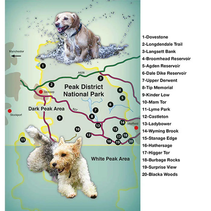 Countryside Dog Walks - Peak District North-The Trails Shop