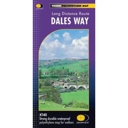 Dales Way Harvey map-The Trails Shop