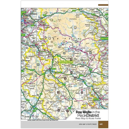 Day Walks in the Peak District 20 new circular routes map