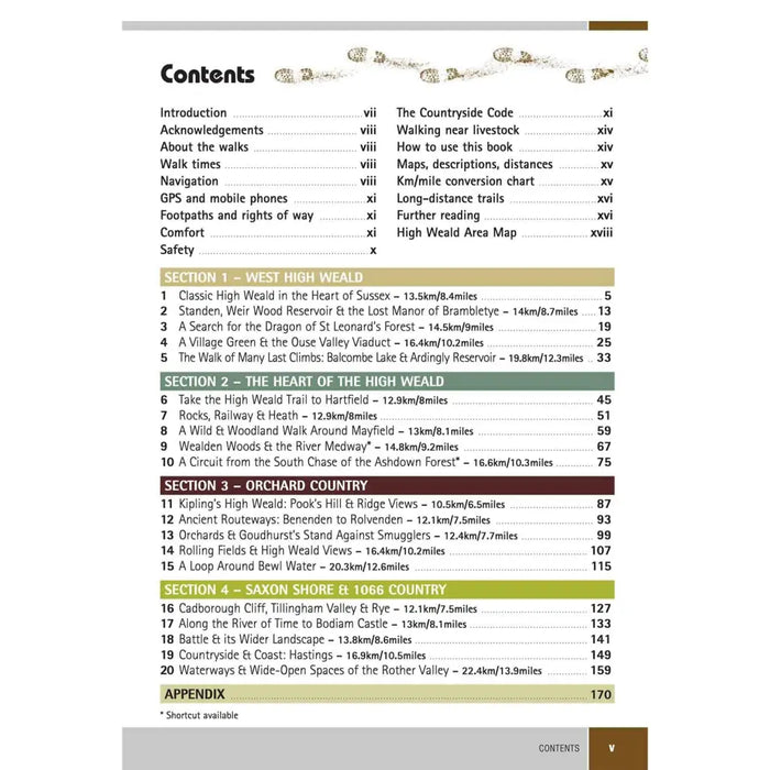 Day Walks on the High Weald The Trails Shop