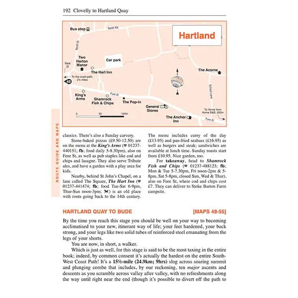 Exmoor & North Devon Coast Path map2 - Trailblazer-The Trails Shop