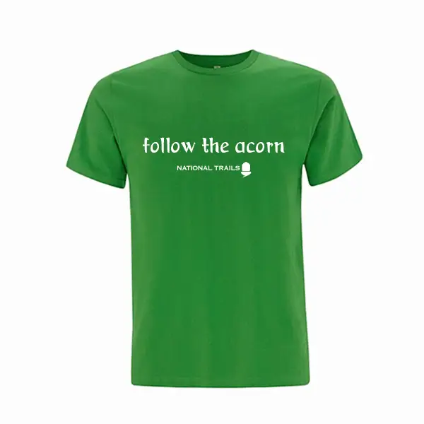 'Follow the acorn' T-Shirt-Bright Green-X-small-The Trails Shop