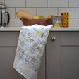 Food mosaic tea-towel-The Trails Shop