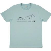 ’From Sea to Summit’ National Trail T-Shirt - Pale green /