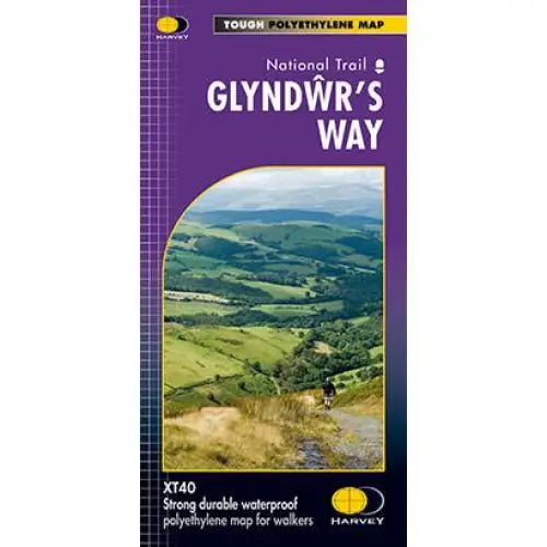 Glyndwr's Way Harvey map-The Trails Shop