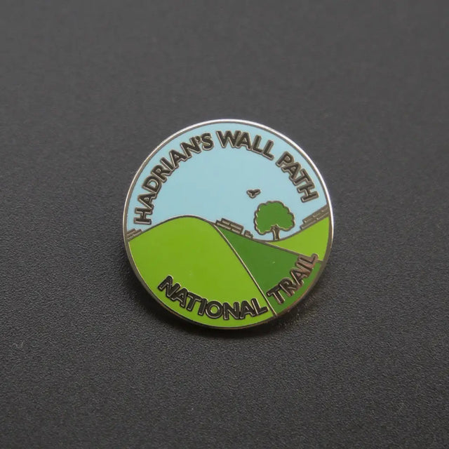 Hadrian's Wall Path Path enamel badge-The Trails Shop