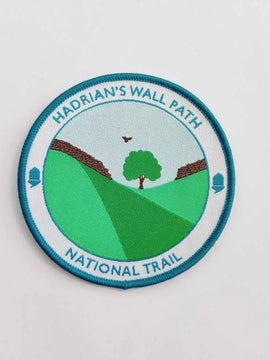 Hadrian's Wall Path woven sew-on badge