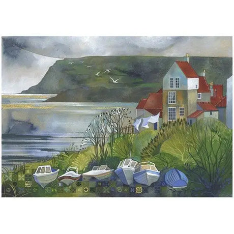 Kate Lycett greeting cards-Fossiling-The Trails Shop
