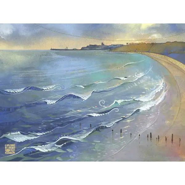 Kate Lycett greeting cards - Sandsend to Whitby - Greeting &