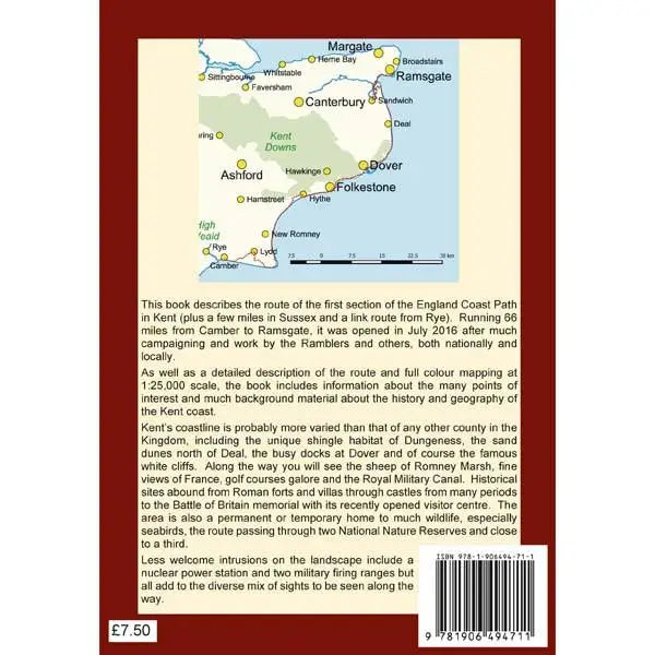 Kent Coast Path: Part 1: Camber to Ramsgate-The Trails Shop