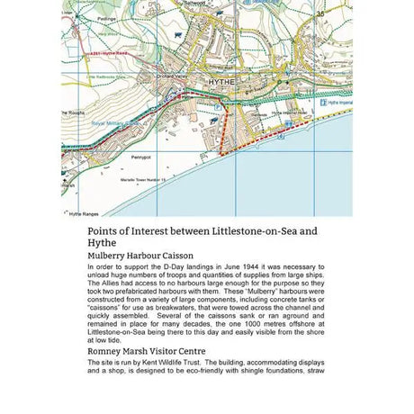 Kent Coast Path: Part 1: Camber to Ramsgate-The Trails Shop