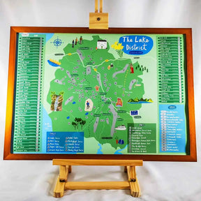 Lake District National Park Scratch Map
