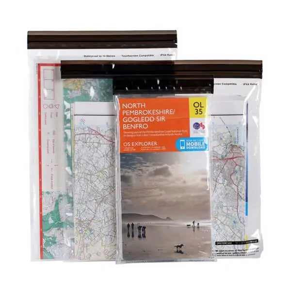 Lifeventure DriStore Waterproof Map Case Set-The Trails Shop