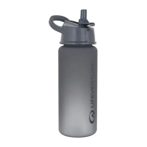 Lifeventure Flip-Top Water Bottle-Grey-The Trails Shop