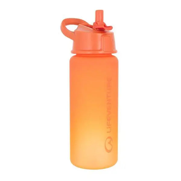 Lifeventure Flip-Top Water Bottle-Orange-The Trails Shop