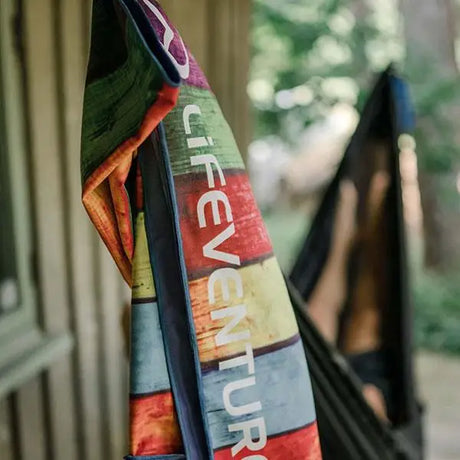 Lifeventure SoftFibre Printed Towel-Striped Planks-The Trails Shop