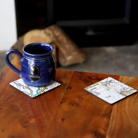 Magnetic Map Coaster