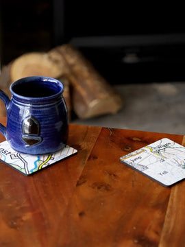 Magnetic Map Coaster