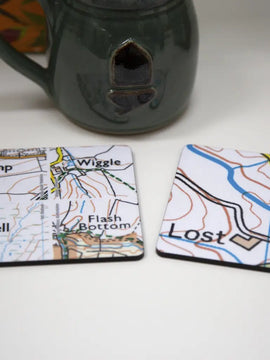 Magnetic Map Coaster