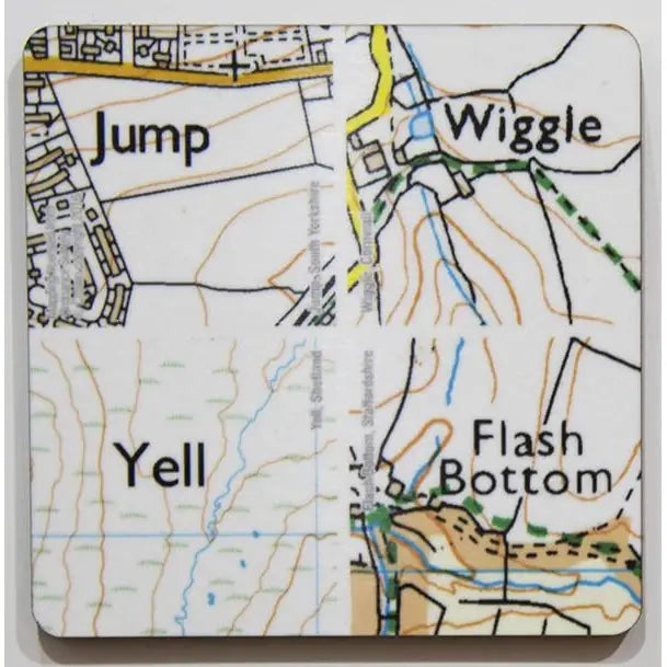 Magnetic Coaster-Jump/Wiggle/Yell/Flash Bottom-The Trails Shop
