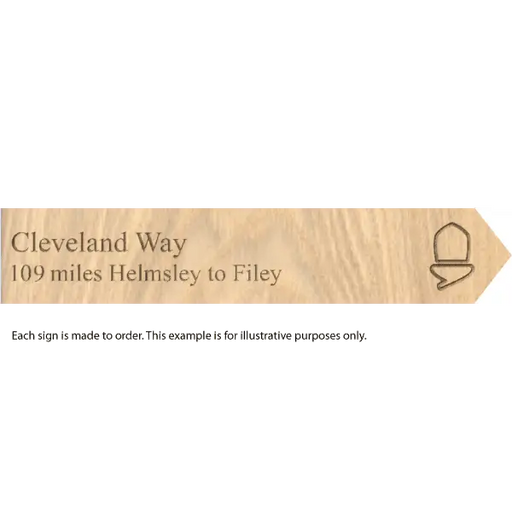 National Trail souvenir signs-Cleveland Way-The Trails Shop