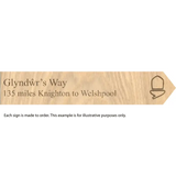 National Trail souvenir signs-Glyndwr's Way-The Trails Shop